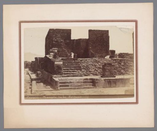 Remains of the Temple of Fortuna Augusta at Pompeii