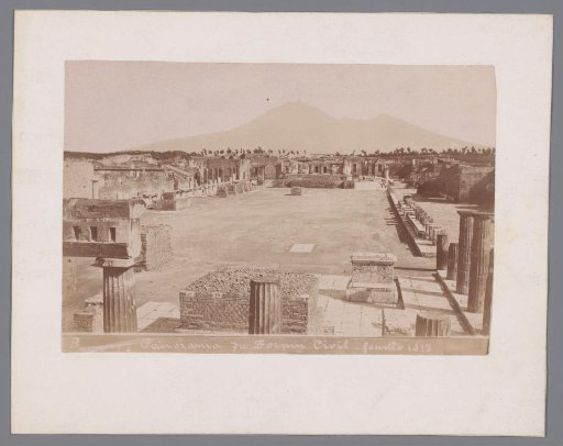 View of the Forum at Pompeii