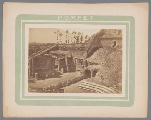 Remains of the Teatro Tragico at Pompeii