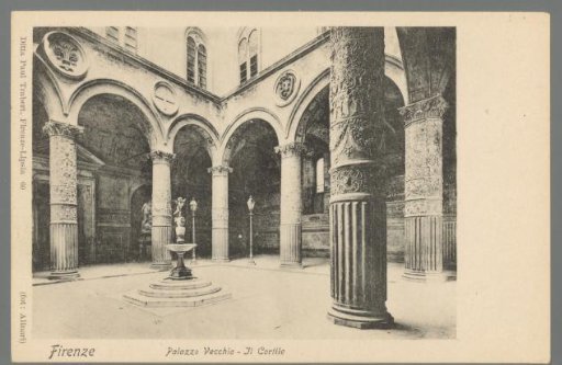 Florence. Palazzo Vecchio. The Courtyard