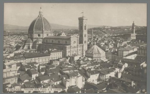 Florence. Panorama from the Dome of San Lorenzo