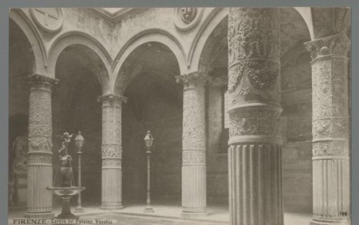 Florence. Courtyard of the Palazzo Vecchio