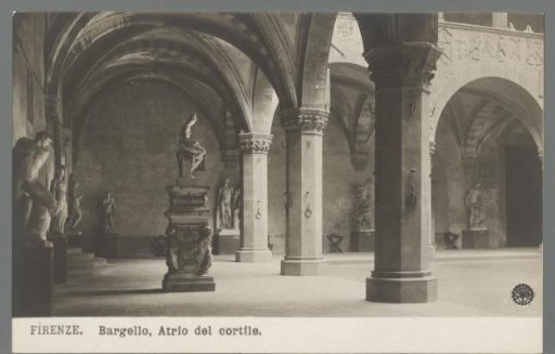 Florence. Bargello, Atrium of the courtyard