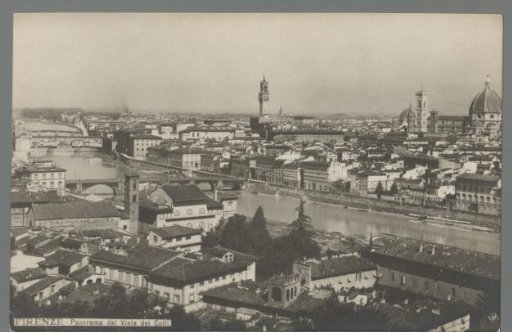 Florence. Panorama from the Viale dei Colli