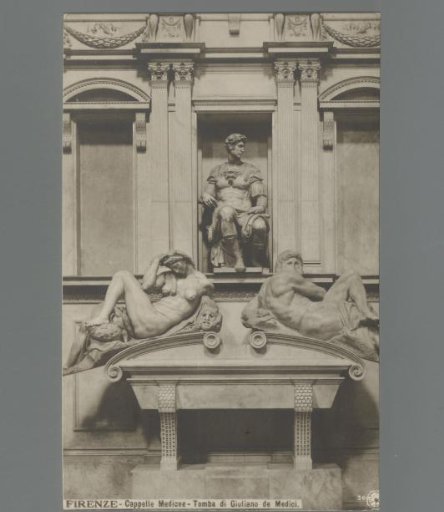 Florence. Medici Chapels. Tomb of Giuliano de' Medici