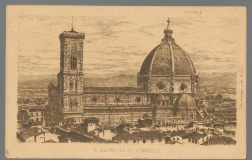 Florence. The Duomo from Or San Michele