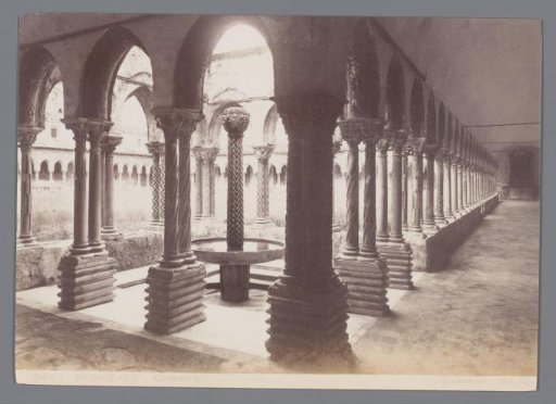 Colonnade of the cathedral of Monreale, Sicily