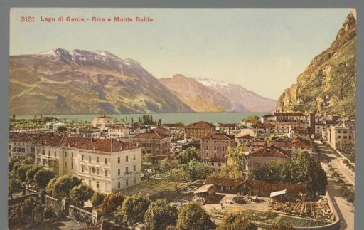Lake Garda. Riva and Monte Baldo