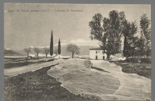 Lake Garda near Salò. Fishing Colony