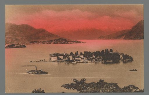 Isola Bella, Isola Madre and Pallanza. Lake Maggiore, Sunset
