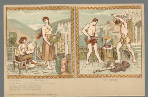 Pottery. Smithy. Düsseldorf Exhibition 1902