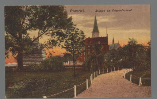 Emmerich. Grounds at the War Memorial