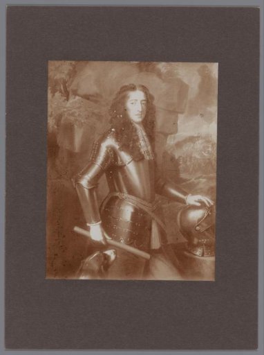 Photographic reproduction of a painted portrait of William III in the manner of Willem Wissing