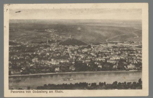 Panorama of Godesberg on the Rhine