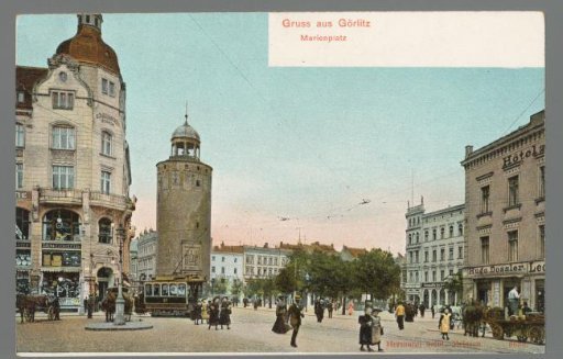 Greetings from Görlitz. Marienplatz