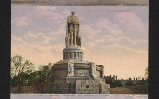 Hamburg. Bismarck Monument