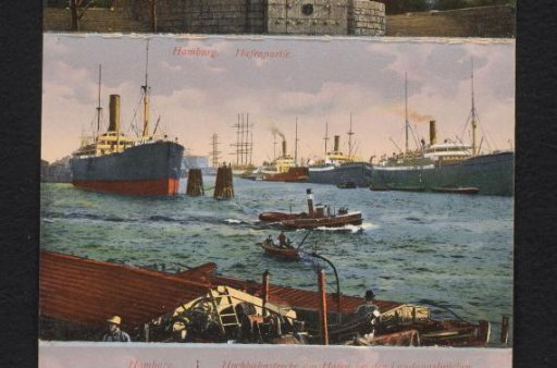 Hamburg. Harbour Scene