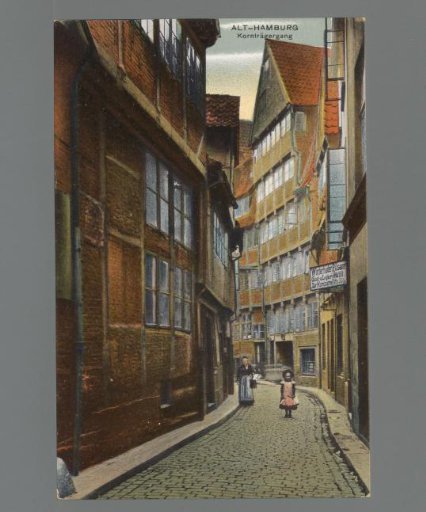 Old Hamburg. Kornträgergang