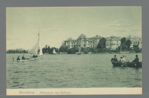 Hamburg. Alster View at Bellevue