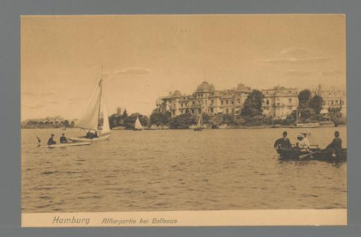 Hamburg. Alster View at Bellevue