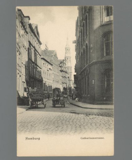 Hamburg. Catharinenstrasse