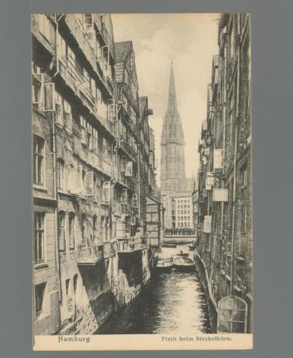 Hamburg. Fleth near Steckelhörn