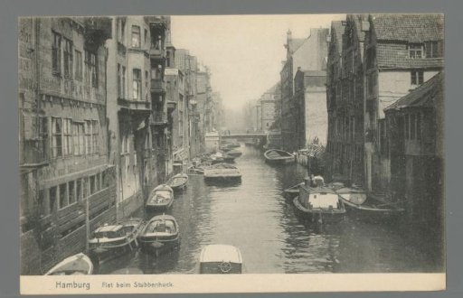 Hamburg. Flet near Stubbenhuck