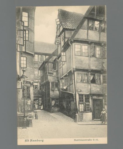 Old Hamburg. Matthiasstraße 6-8