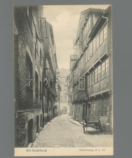 Old Hamburg. Hohlerweg 13 and 14