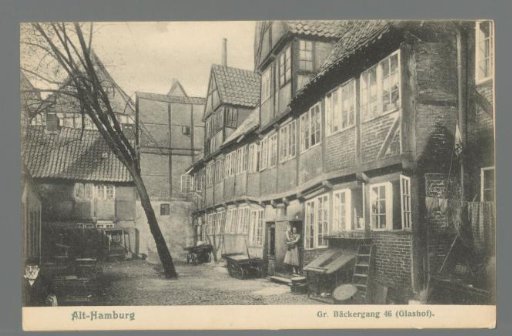 Old Hamburg. Gr. Bäckergang 46 (Glashof)