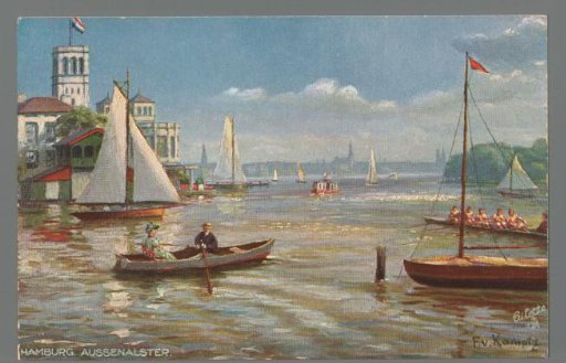 Hamburg. Outer Alster
