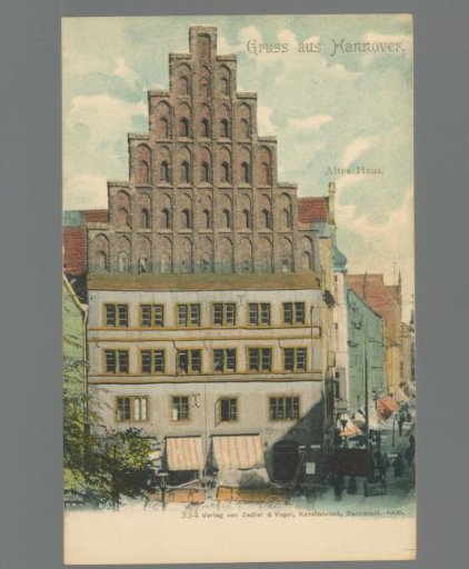 Greetings from Hannover. Old House