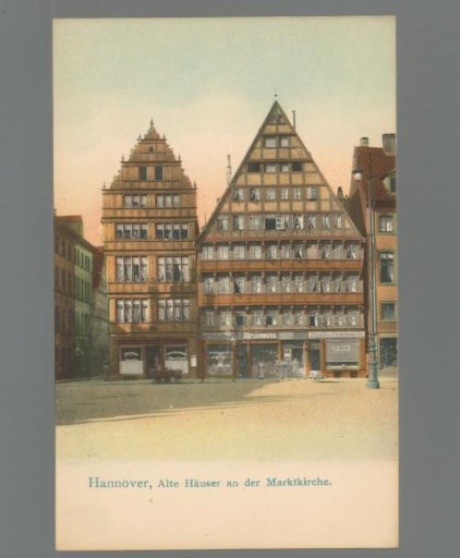 Hannover, Old Houses at the Market Church
