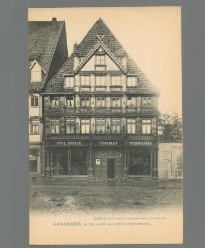 Hannover, Old House on Osterstrasse