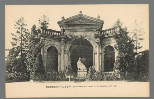 Herrenhausen, Tomb monument of Electress Sophie