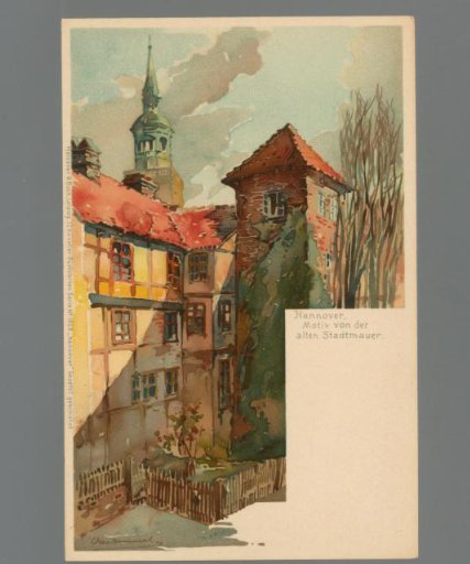Hannover, Motif of the old city wall