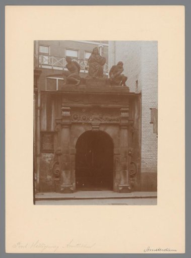View of the Rasphuis Gate on the Heiligenweg in Amsterdam