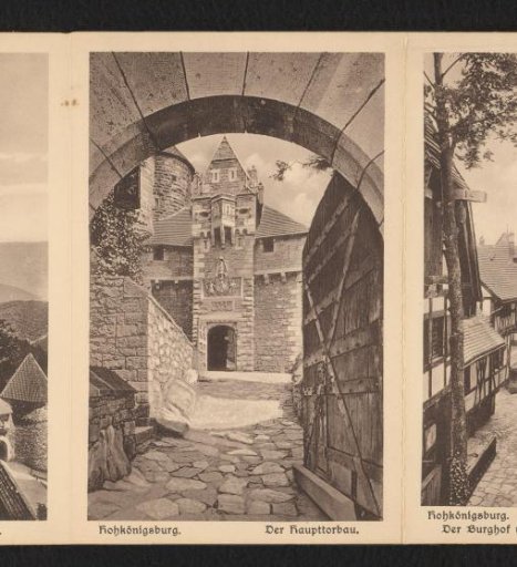 Hohkönigsburg. The Main Gate Building