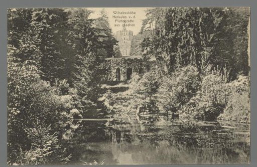 Wilhelmshöhe. View of Hercules from the Plutogrotte