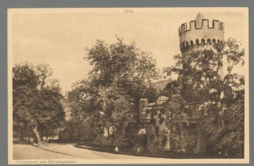 Jena. Pulverturm am Fürstengraben