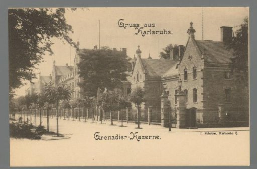 Greetings from Karlsruhe. Grenadier Barracks