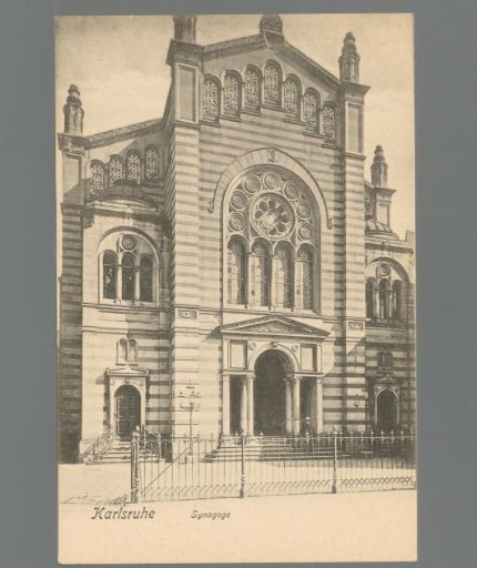 Karlsruhe. Synagogue