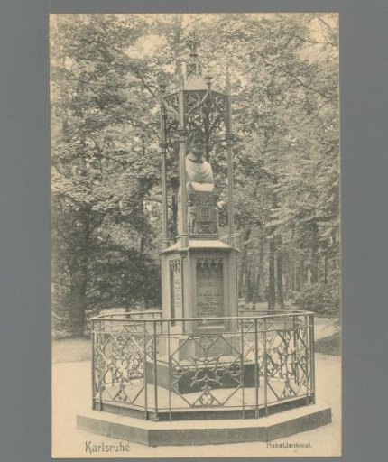 Karlsruhe. Hebel Monument
