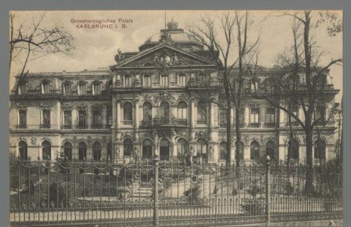Grand Ducal Palace. Karlsruhe i. B.