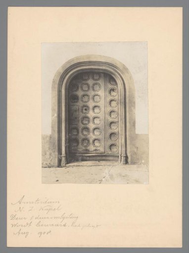 Portal in the Nieuwezijds Chapel in Amsterdam