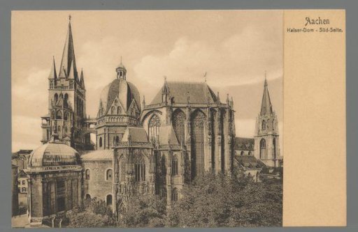 Aachen. Imperial Cathedral - South Side