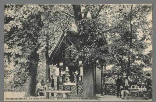 Summer resort Aachen-Lousberg. Drinking hall at the Pyramid
