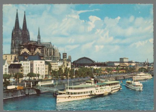 Cologne, Cathedral and Rhine