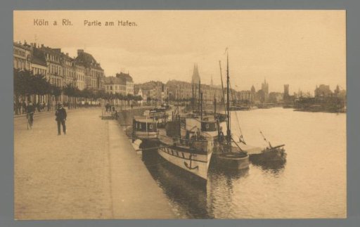 Cologne on the Rhine. View at the Harbor