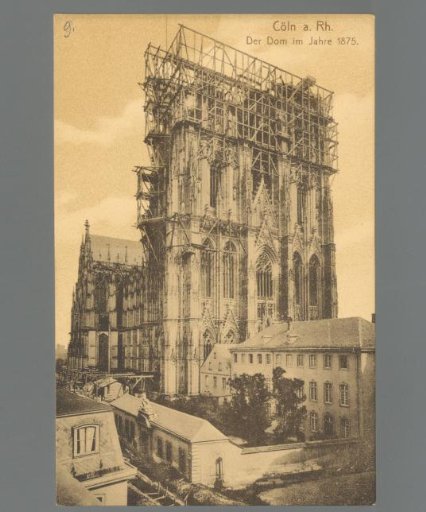 Cologne on the Rhine. The Cathedral in 1875
